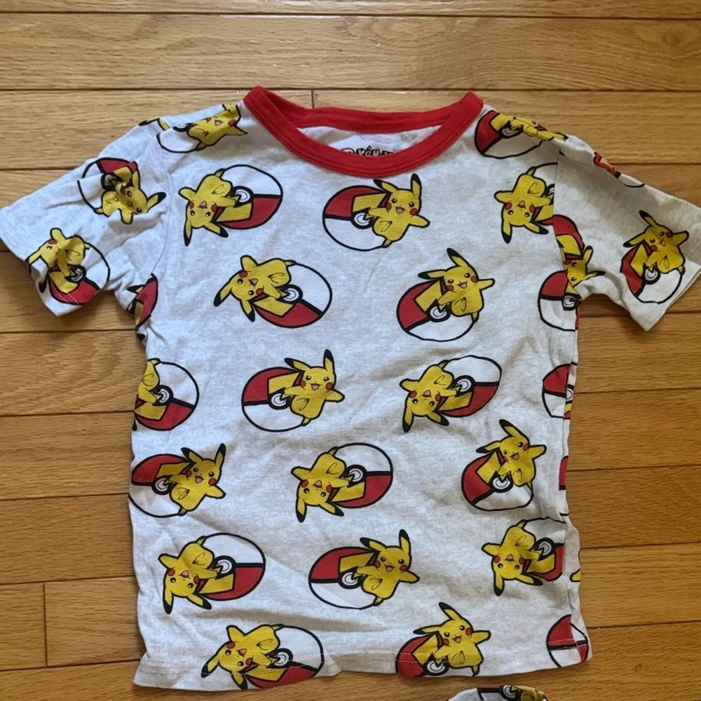Kids Pokémon One Piece Pajama Set - Red and Yellow